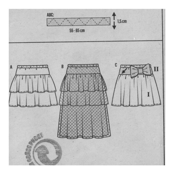 Burda Kids-Schnittmuster - Rock - 9442 – Bild 7
