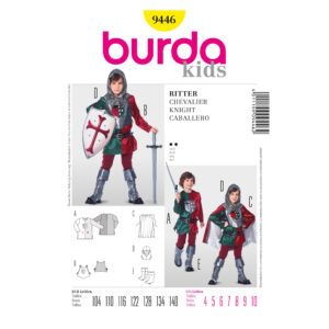 Burda Style Schnittmuster - Fasching - Historisches Kostüm - Ritter - Nr. 9446