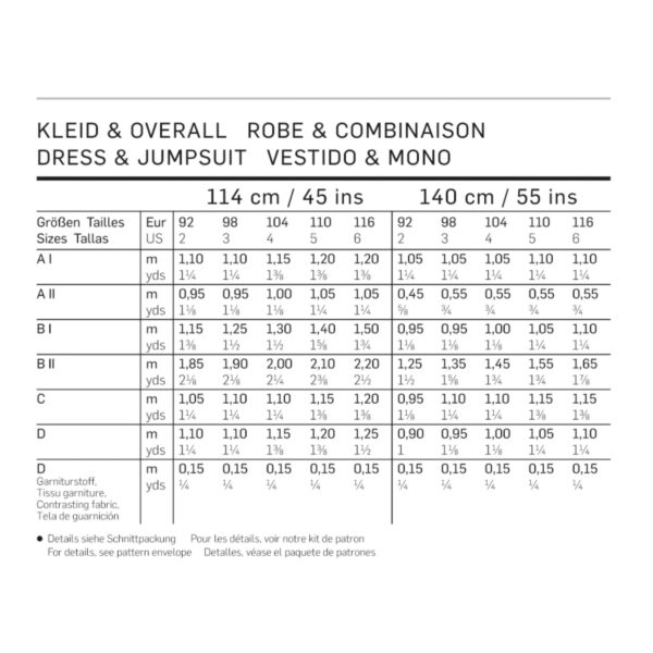 Burda Kids-Schnittmuster - Kleid, Overall - 9460 – Bild 8