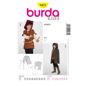 Burda Style Schnittmuster - Fasching - Historisches Kostüm - Robin - Nr. 9472