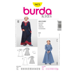 Burda Style Schnittmuster - Fasching - Historisches Kleid - Nr. 9473