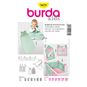 Burda Kids-Schnittmuster - Babyausstattung - 9479