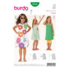 Burda Schnittmuster - Kleid - Sommerkleid - Jerseykleid - Nr. 9544
