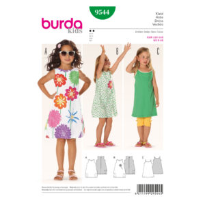 Burda Schnittmuster - Kleid - Sommerkleid - Jerseykleid - Nr. 9544