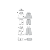 Burda Kids Schnittmuster - Kombi: Overall, Kleid, Hose, Jacke, Hut - Nr.9712 – Bild 5