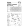 Burda Kids Schnittmuster - Kombi: Overall, Kleid, Hose, Jacke, Hut - Nr.9712 – Bild 3