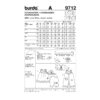 Burda Kids Schnittmuster - Kombi: Overall, Kleid, Hose, Jacke, Hut - Nr.9712 – Bild 4