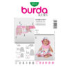 Burda Kids Schnittmuster - Kombi: Overall, Kleid, Hose, Jacke, Hut - Nr.9712