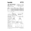 Burda Schnittmuster - Latzhose, Latzrock & Hose - Nr. 9772 – Bild 5