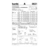 Burda Schnittmuster - Kombination - Jacke, Hose, Kleid & Mütze - Nr. 9831 – Bild 8