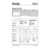 Burda Style Schnittmuster - Kleid - Sommerkleider tailliert - Nr. 6821 – Bild 5