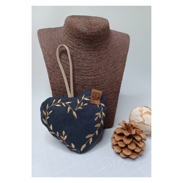 entzückendes Dekoherzset 2 tlg. - mit Blumenranke - Anhänger - Geschenk – Bild 7