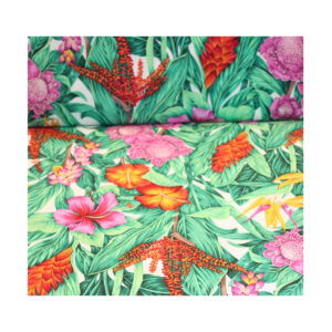 13.80 EUR/m - Baumwollstoff -  Patchworkstoff - Blumen, Pflanzen