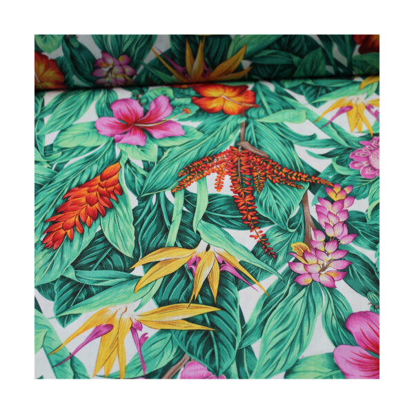 13.80 EUR/m - Baumwollstoff -  Patchworkstoff - Blumen, Pflanzen – Bild 2