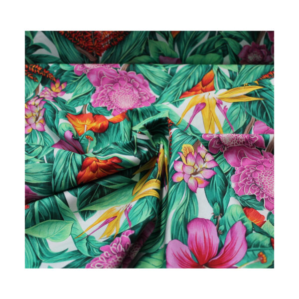 13.80 EUR/m - Baumwollstoff -  Patchworkstoff - Blumen, Pflanzen – Bild 3