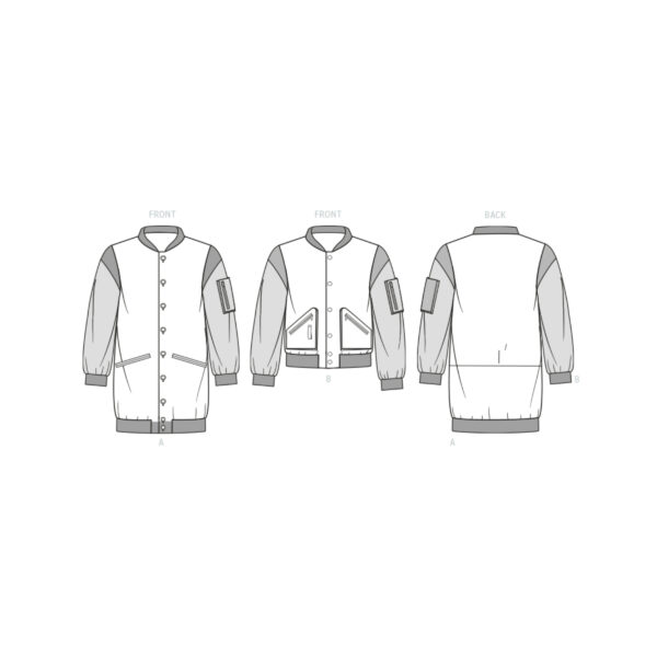knowME Schnittmuster - ME2010 - Blouson Jacke Herren – Bild 7