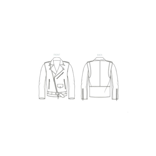 knowME Schnittmuster - ME2011 - Motorradjacke für Herren – Bild 7