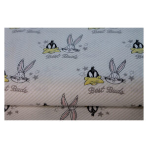 13.80 EUR/m - Baumwollstoff - Patchwork - Looney Tunes Little Dreamer - Weiß