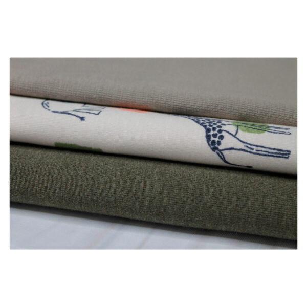 Stoffpaket - Jersey - Kinderbekleidung - Elefant, Giraffe und co. - 3 Farben - SPJ 27 – Bild 2