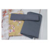 Stoffpaket - Sweat, French Terry - Kinderbekleidung - Blüten, Beige/ Grau -  SPJ 43