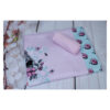 Stoffpaket - Jersey, Panel Valerie Papillon - Kinderbekleidung - mint/ rosa - SPJ 55