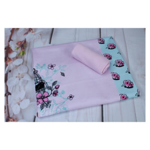 Stoffpaket - Jersey, Panel Valerie Papillon - Kinderbekleidung - mint/ rosa - SPJ 55