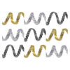 Leonische Borte - Schmuckband Basteln Verzieren Nähen - 8 mm - gold, silber, sw