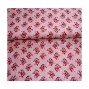 13.80 EUR/m - Baumwollstoff -  Patchworkstoff - Streublumen - rosa/weinrot