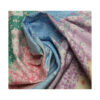 13.80 EUR/ m - Baumwollstoff - Patchwork - Stoff, Zickzack und Blumen, Rapport – Bild 3