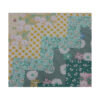 13.80 EUR/ m - Baumwollstoff - Patchwork - Stoff, Zickzack und Blumen, Rapport – Bild 2