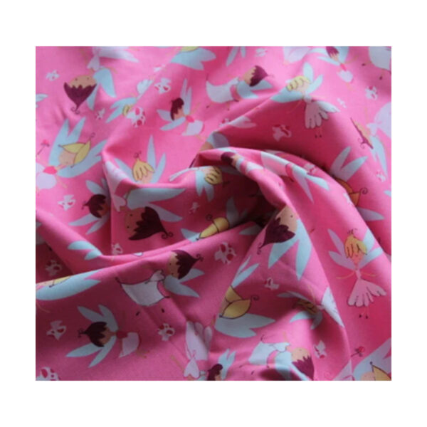 13.80 Euro/m - Baumwollstoff - Patchworkstoff - Fairyville - Feen, Elfen - pink – Bild 3