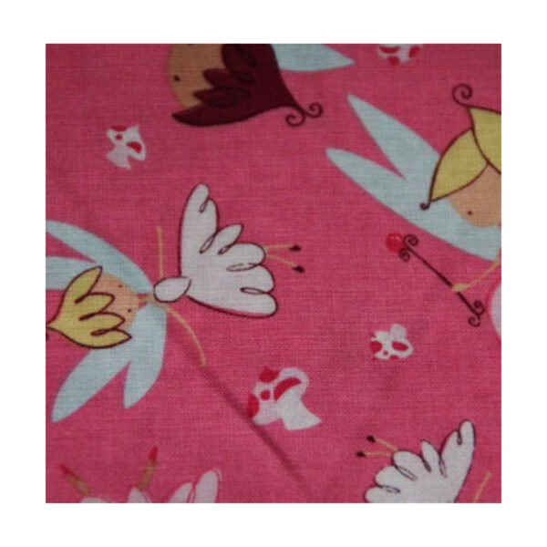 13.80 Euro/m - Baumwollstoff - Patchworkstoff - Fairyville - Feen, Elfen - pink – Bild 2