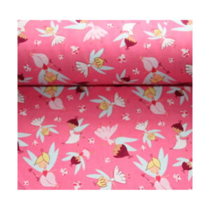 13.80 Euro/m - Baumwollstoff - Patchworkstoff - Fairyville - Feen, Elfen - pink