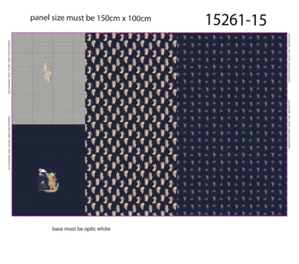 19.27EUR/m - Stenzo - Jersey Panel - kleiner Entdecker - 100 cm