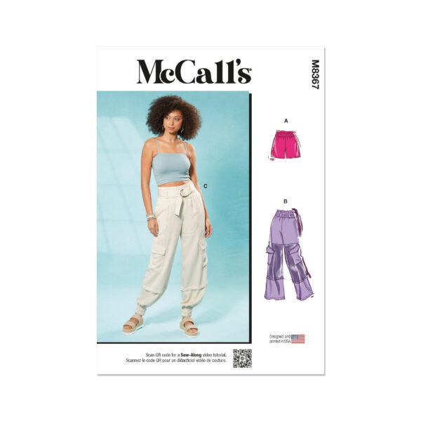 McCalls Schnittmuster M8367 - Damenhose, Damenshorts