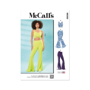 McCalls Schnittmuster M8368 - Damenhose, Schlaghose, Bustier