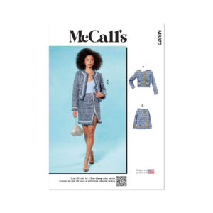 McCalls Schnittmuster M8370 - Damenkostüm, Minirock, kurze Jacke