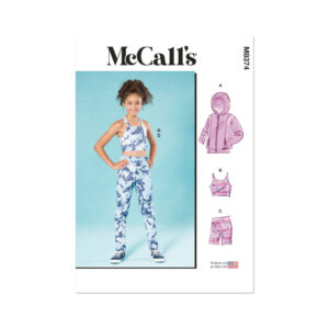 McCalls Schnittmuster M8374 - Kinder, Sportkleidung, Leggings, Top und Jacke