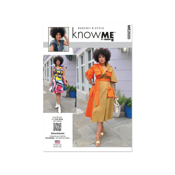 knowME Schnittmuster - ME2020 - Wickelkleid