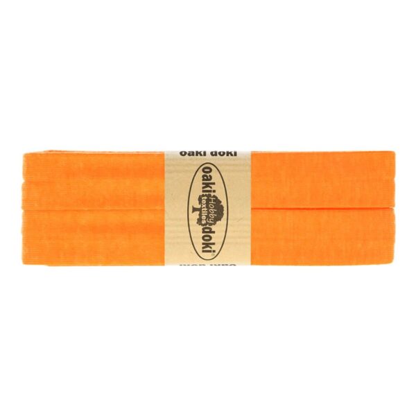 1.50EUR/ m - 3m Schrägband Jersey - 20 mm - orange+multicolor – Bild 3