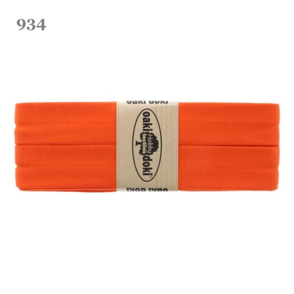 1.50EUR/ m - 3m Schrägband Jersey - 20 mm - orange+multicolor – Bild 4
