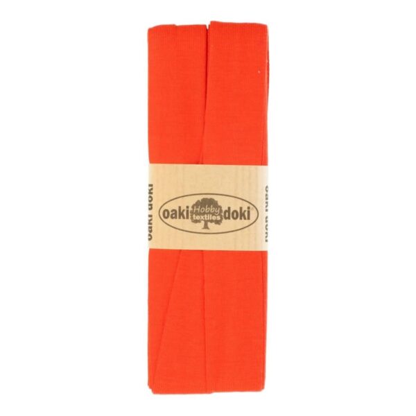 1.50EUR/ m - 3m Schrägband Jersey - 20 mm - orange+multicolor – Bild 5