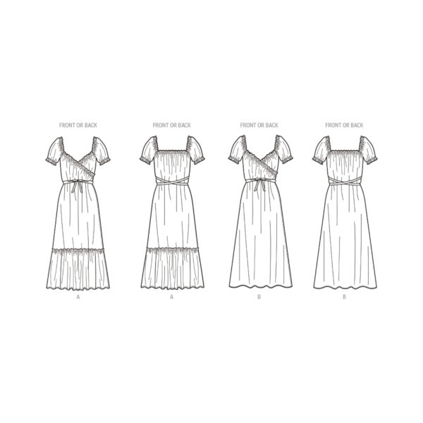 McCalls Schnittmuster M8358 - romantisches Sommerkleid mit Carmenausschnitt – Bild 8