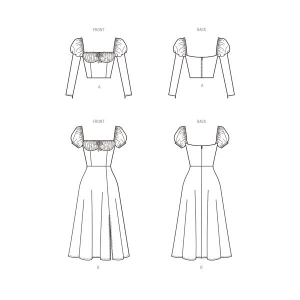 McCalls Schnittmuster M8359 - verspielt , romantisches Sommerkleid – Bild 7