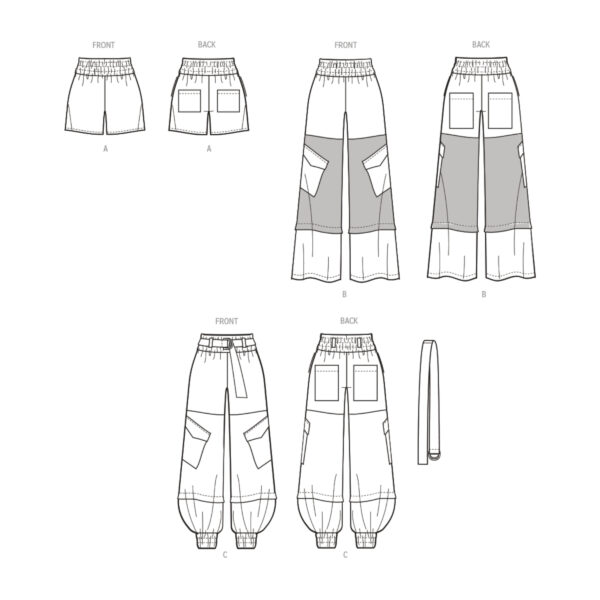 McCalls Schnittmuster M8367 - Damenhose, Damenshorts – Bild 8
