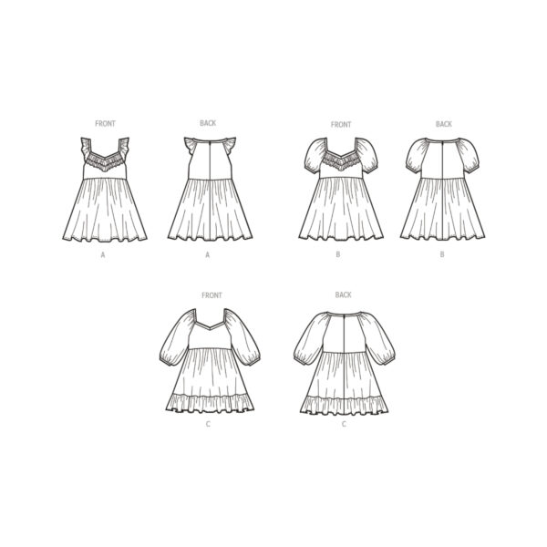 McCalls Schnittmuster M8372 - Kleid, Kind – Bild 7