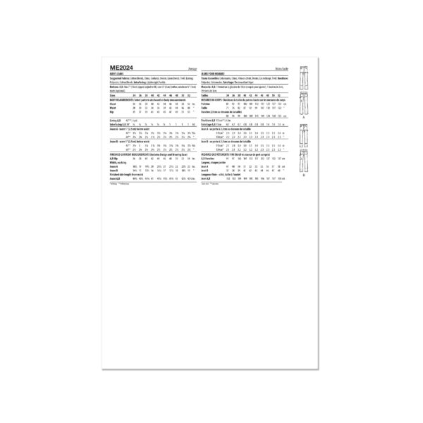 knowME Schnittmuster - ME2024 - Herrenjeans – Bild 6