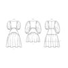knowME Schnittmuster - ME2016 - Kleid mit Volant – Bild 6