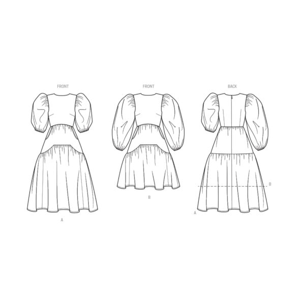 knowME Schnittmuster - ME2016 - Kleid mit Volant – Bild 6