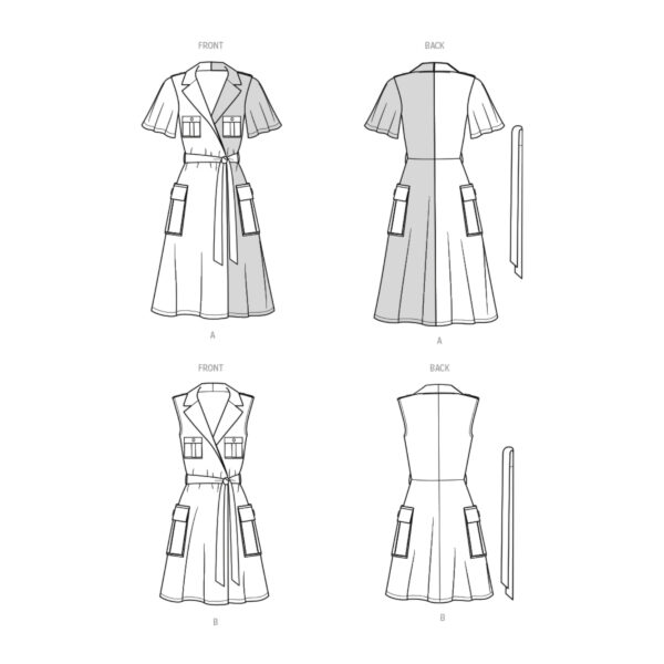knowME Schnittmuster - ME2020 - Wickelkleid – Bild 7